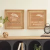 Farmhouse Wood And Metal Wall Decor Brown/Red - Olivia & May -Northlight Store GUEST 001b8769 9d43 4279 84ee d0c93a773688