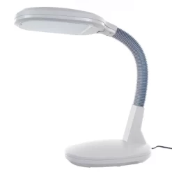 Lavish Home LED Sunlight Desk Lamp With Dimmer Switch (White)