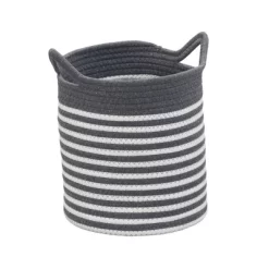 Household Essentials Set Of 3 Cotton Striped Baskets -Northlight Store GUEST 00aaae66 9b13 42f8 aef9 6bafed82d2da