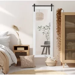 18" X 50" Cates Full Length Wall Mirror White - Kate & Laurel All Things Decor -Northlight Store GUEST 00dabda3 ab2e 4da6 87f3 5dd294fc25a7