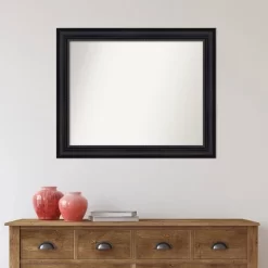 33" X 27" Non-Beveled Astor Black Wall Mirror - Amanti Art -Northlight Store GUEST 030c1f1c 8839 4dea 9c6d 6e692f6ca64a