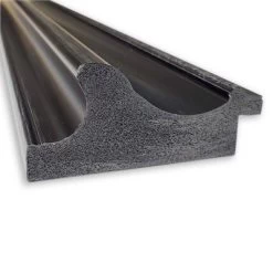 32" X 32" Non-Beveled Parlor Bathroom Wall Mirror Black - Amanti Art