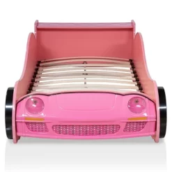 Twin Naglin Racing Car Bed With Led Headlight Pink - HOMES: Inside + Out -Northlight Store GUEST 03af96c4 c958 496e b752 225dee1cfe58