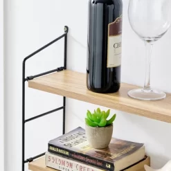 24.5" X 15.75" Severini Floating Bracket 2 Tier Wall Shelf - Danya B. -Northlight Store GUEST 048c6473 5f16 4a81 9ae7 51f2db39d469