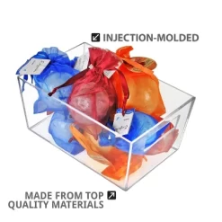 Azar Displays Small Organizer Storage Tote Bin With Handle 9"W X 6"D X 4"H, 4-Pack -Northlight Store GUEST 049627de 3d17 4884 981d e6e1e12416f3