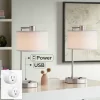 360 Lighting Colby Nickel USB Desk Lamps Set Of 2 With Smart Socket -Northlight Store GUEST 0536d276 e81b 46b8 8df2 73d876e826d2