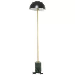 Metal Umbrella Style Floor Lamp With Marble Base Black (Includes LED Light Bulb) - Olivia & May -Northlight Store GUEST 055c006d 0e51 4a5d a0e5 1493bb328713