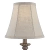 Regency Hill Cali Traditional Accent Table Lamps 19" High Set Of 2 Antique Beige Off White Bell Shade For Bedroom Living Room Bedside Nightstand Kids -Northlight Store GUEST 063158e1 0e55 41f4 956e 990b2aeff006