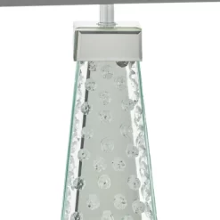 Contemporary Glass Mirrored Table Lamp Silver - Olivia & May -Northlight Store GUEST 0651adcd e426 46ab 96c0 cd539729208c