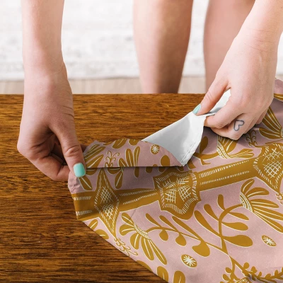 Sewzinski Boho Florals Yellow White Pink Tapestry - Society6 4 Sewzinski Boho Florals Yellow White Pink Tapestry - Society6 - Image 2