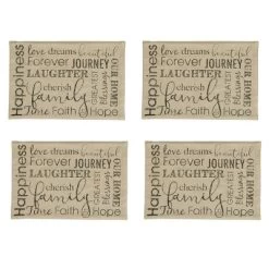 Park Designs Dover Placemat Set - Beige -Northlight Store GUEST 066308be 2154 4ec4 81c5 149a77daed3e