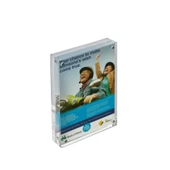 Azar Displays Clear Acrylic Magnetic Photo Block Frame Set With TWO 5x7 Size Frames -Northlight Store GUEST 0678fe07 d78a 43ef 872a 82b26116e557