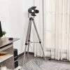 HOMCOM Industrial Style Tripod Floor Lamp, Vintage Spotlight Reading Lamp With Wooden Metal Legs, Wood And Black -Northlight Store GUEST 06b41832 cebd 4bc3 94ca 0208cc6f090f