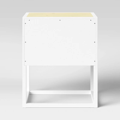 Wood Kids' Nightstand Knock Down White/Natural - Pillowfort™ 5 Wood Kids' Nightstand Knock Down White/Natural - Pillowfort™ - Image 3