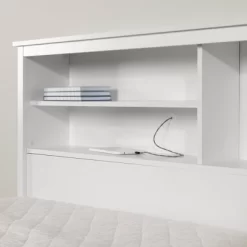 Twin Vito Bookcase Headboard Pure White - South Shore -Northlight Store GUEST 078d809e ee9f 4084 9387 2281a6cc24cb