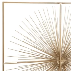 Metal Starburst Handmade Large 3D Wall Decor With Gold Frame Gold - CosmoLiving By Cosmopolitan -Northlight Store GUEST 0819e84d 19eb 43be 9c5c 51f70b39e02f