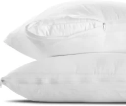 Right Choice Bedding Cotton Pillow Protectors, Standard (Set Of 4)
