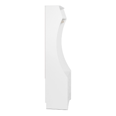 Narrow Wardrobe With Shoe Storage White - Prepac 5 Narrow Wardrobe With Shoe Storage White - Prepac - Image 3