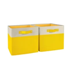 2pc Kids' 10.5" Two-Toned Folding Storage Bin Set - RiverRidge Home 33 2pc Kids' 10.5" Two-Toned Folding Storage Bin Set - RiverRidge Home -Northlight Store GUEST 09b3658e 575d 42cb af18 bd012e024ff2