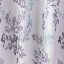 Greenhouse Leaves Shower Curtain Aqua - SKL Home
