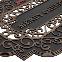 Northlight Black And Copper Reindeer "Merry Christmas" Doormat 18" X 30" -Northlight Store GUEST 0aeef447 9e4f 4e15 bc5a 0020abe49db1
