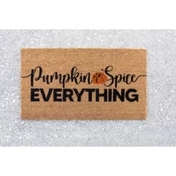 "Shiraleah Pumpkin Spice Everything" Fall Doormat