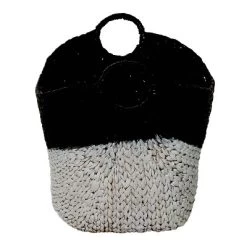 CosmoLiving By Cosmopolitan 19" X 22" X 17" Sea Grass Contemporary Storage Basket Black -Northlight Store GUEST 0beb2c82 25db 404a 8c8d 64ca56fab872