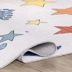 NuLOOM Leonie Outer Space Machine Washable Kids Area Rug -Northlight Store GUEST 0cf12d2f 30ee 4851 b983 5b9e98d6e36d