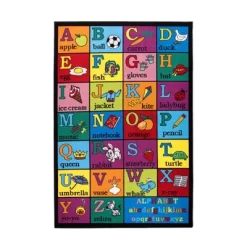 World Rug Gallery Kids Educational Learning Alphabet Non Slip Area Rug -Northlight Store GUEST 0d78ba8c 75e9 45bf 98f8 97c5b561fb68