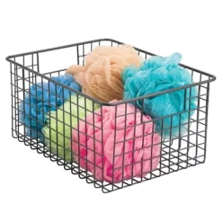 MDesign Bath Metal Storage Organizer Basket - 4 Pack -Northlight Store GUEST 0d8695d7 4f5f 496d b928 c4e7e3e22b80