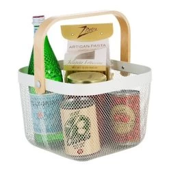 Simplify Mesh Tote With Bamboo Handle White -Northlight Store GUEST 0e37f186 f729 43f7 b7fb 873bb2a267ca