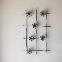Flower Gray Metal Wall Art - Foreside Home & Garden 15 Flower Gray Metal Wall Art - Foreside Home & Garden -Northlight Store GUEST 0ec374c0 05a3 4803 85be 0ec64197082e