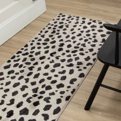 Daffodil Leopard Print Woven Rug - Threshold™ -Northlight Store GUEST 0efea80e 333d 4d53 ba99 3047838bb320