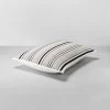 Textured Stripe Pillow Sham Dark Gray/Cream - Hearth & Hand™ With Magnolia -Northlight Store GUEST 0f13ca7b 719d 41c4 b902 7d206cc70b43