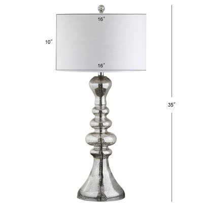 35" Madeline Curved Glass Table Lamp (Includes LED Light Bulb) - JONATHAN Y 5 35" Madeline Curved Glass Table Lamp (Includes LED Light Bulb) - JONATHAN Y - Image 3