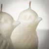 3.5"H Sullivans White Bird Candle - Set Of 2, White -Northlight Store GUEST 1046535b 7c1b 4a7a 9659 c4ca83c09c0f