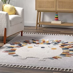 NuLOOM Amiah Hedgehog High-Low Kids Tasseled Area Rug 18 NuLOOM Amiah Hedgehog High-Low Kids Tasseled Area Rug -Northlight Store GUEST 10666eba 4655 41dd ba81 bf1ad59cfb30