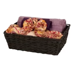Household Essentials Set Of 4 Hyacinth Stained Baskets Brown -Northlight Store GUEST 107efc88 0ac7 472a 96b6 01354f3ee12c