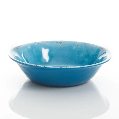 Gibson Studio California Mauna 12 Piece Assorted Crackle Decal Melamine Dinnerware Set 9 Gibson Studio California Mauna 12 Piece Assorted Crackle Decal Melamine Dinnerware Set - Image 7