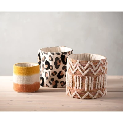 Haven Dip Dye Decorative Planter Basket 5 Haven Dip Dye Decorative Planter Basket - Image 3