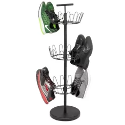 BirdRock Home Internet's Best 3-Tier Metal Shoe Tree (18 Pair) - Black Finish -Northlight Store GUEST 13307dbc 63da 4c03 9a33 fd87c2504b0b