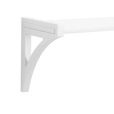 36" Topsy Turvey 2 In 1 Kids' Shelf With Brackets For Underneath Or Facing Upward White - InPlace 6 36" Topsy Turvey 2 In 1 Kids' Shelf With Brackets For Underneath Or Facing Upward White - InPlace - Image 4
