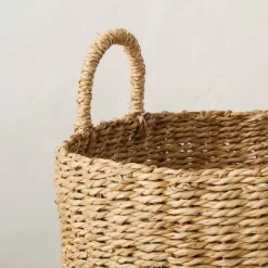 Large Twisted Seagrass Storage Basket - Hearth & Hand™ With Magnolia -Northlight Store GUEST 13ac1fab 4281 45dc 8aa0 433581076183