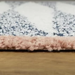 Andreja Striped Shag Kids' Rug - Balta Rugs