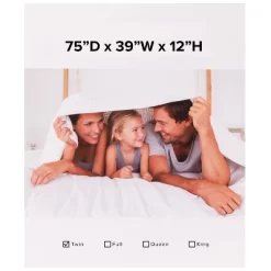 Emma And Oliver Smooth Fabric Waterproof And Hypoallergenic Mattress Protector -Northlight Store GUEST 16a186d6 0444 4e48 8dc9 b6b3a0542a43