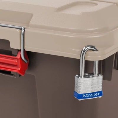 IRIS 82qt Store-It-All Container With Buckles Black/Red 7 IRIS 82qt Store-It-All Container With Buckles Black/Red - Image 5