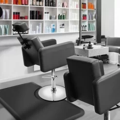 Saloniture 3 Ft. X 5 Ft. Salon & Barber Shop Chair Anti-Fatigue Floor Mat -Black Rectangle -Northlight Store GUEST 177cabc0 375f 4303 b5da 5d3a33ba04a4