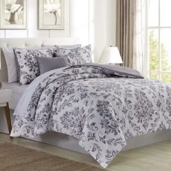 RT Designer's Collection 5 Piece Skylar Damask Printed Complement To Any Bedroom Decor Comforter Set -Northlight Store GUEST 181ce9cb 848e 4543 9cc0 43f18062fd1a