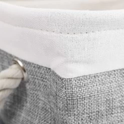 Unique Bargains Square Cotton Linen Fabric Towel Basket Decorative Storage Bins 1 Pc -Northlight Store GUEST 18fbee02 859d 4cbb ae05 bc33301e6823