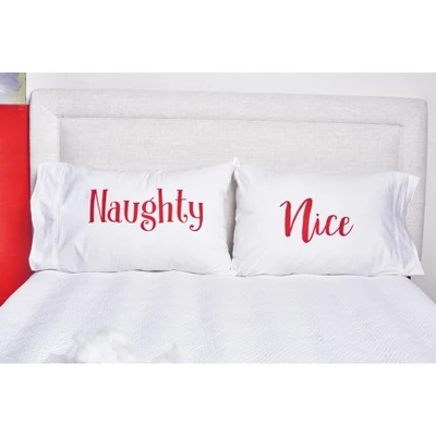 C&F Home 20" X 30" Naughty And Nice Christmas Holiday Pillowcase Set 4 C&F Home 20" X 30" Naughty And Nice Christmas Holiday Pillowcase Set - Image 2
